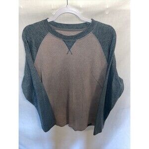 Eddie Bauer Casual Shirt Men’s Size Large Gray Pullover Long Sleeve Comfort